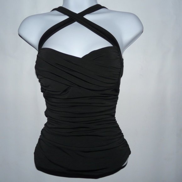 Bundle for @niorlil Womens Retro Vintage Criss Cross Top 50s style Tommy control - Picture 4 of 4